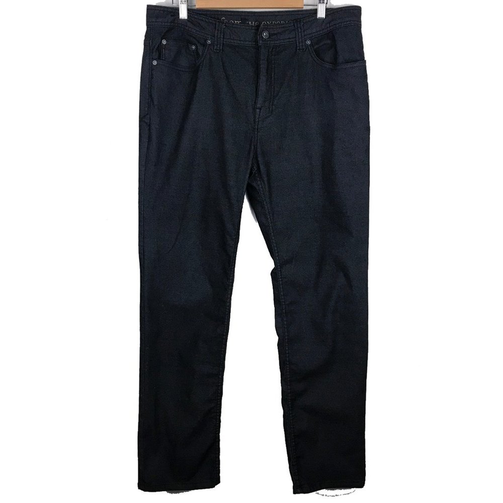 Prana Black Slim Fit Lightweight Denim Jeans 36x32 hemmed to 28